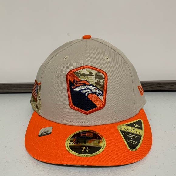 New Era Other - Denver Broncos New Era Stone/Orange ‘23 Salute To Service 59FIFTY Fitted Hat-New